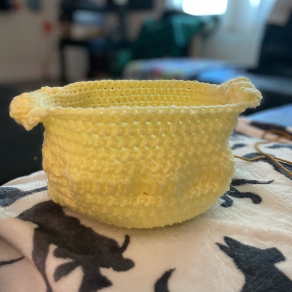 Crochet catch all baskets. Colors by request - Picture 4 of 4